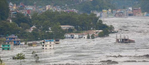 मेलम्चीमा पुनः बाढी, रेडियो मेलम्चीको भवन ढल्यो