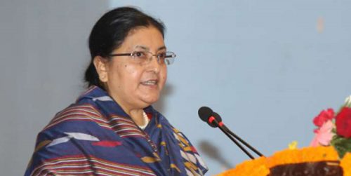 सहिदको आकाङ्क्षा साकार पार्न मन, वचन र कर्मले समर्पित होऔँ : राष्ट्रपति
