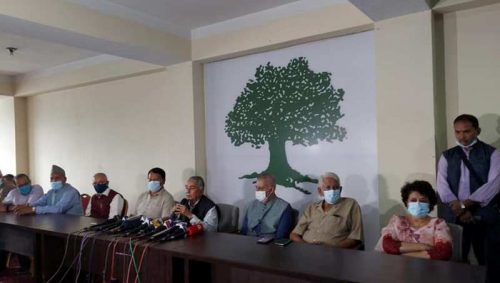 कांग्रेस संस्थापन इतर समूहको घोषणाः सहमतिमा सभापतिको एउटै उम्मेदवार दिन्छौं