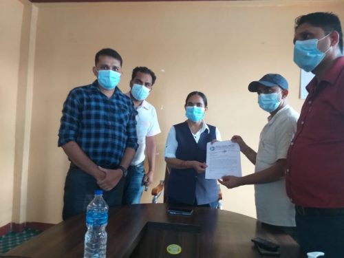 आम सन्चार विधयेक तत्काल फिर्ता लिन नेपाल पत्रकार महासंघ नवलपुर शाखाको माग