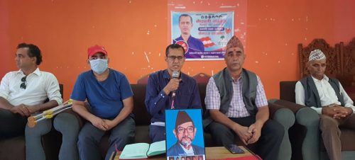 खेमराज सापकोटाले सभापतिमा उम्मेद्वारी दिँदै भन्नुभयो “साथ छोडेका साथीहरु सहयात्री हुनेछन्”