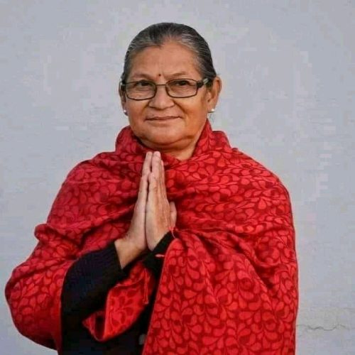 मुख्यमन्त्री अष्टलक्ष्मी शाक्यले विश्वासको मत लिदै