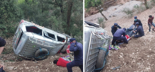 जन्ती बोकेको जिप दुर्घटना : ४ जनाको मृत्यु, १४ घाइते