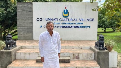 मनकामना दर्शन गर्न आए भारतीय केन्द्रिय वित्त राज्यमन्त्री चौधरी