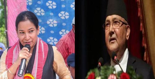 ओलीलाई रेणु दाहालको चुनौती, ‘माओवादी विना एक पटक प्रधानमन्त्री भएर देखाउ’