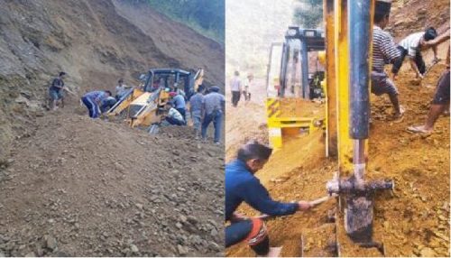 बुलिङमा ढिस्को खस्दा जेसिवी पुरियो