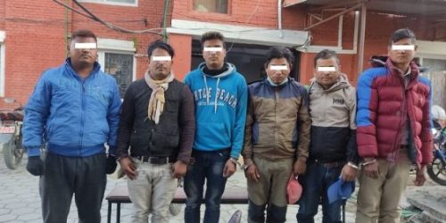 गैँडाको खाग सहित ६ जना पक्राउ