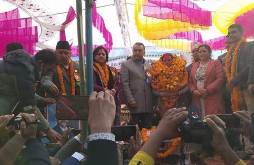 पाणिनी गाउँपालिका उपाध्यक्ष लक्ष्मी गौतम एमाले छाडेर कांग्रेसमा