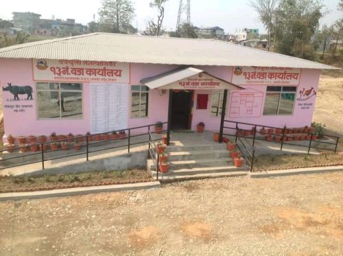 देवचुलीको १३ नं वडा कार्यालयमा चोरी