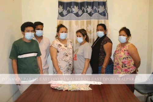 चार महिला सहित ६ जना जुवाको खालबाट पक्राउ