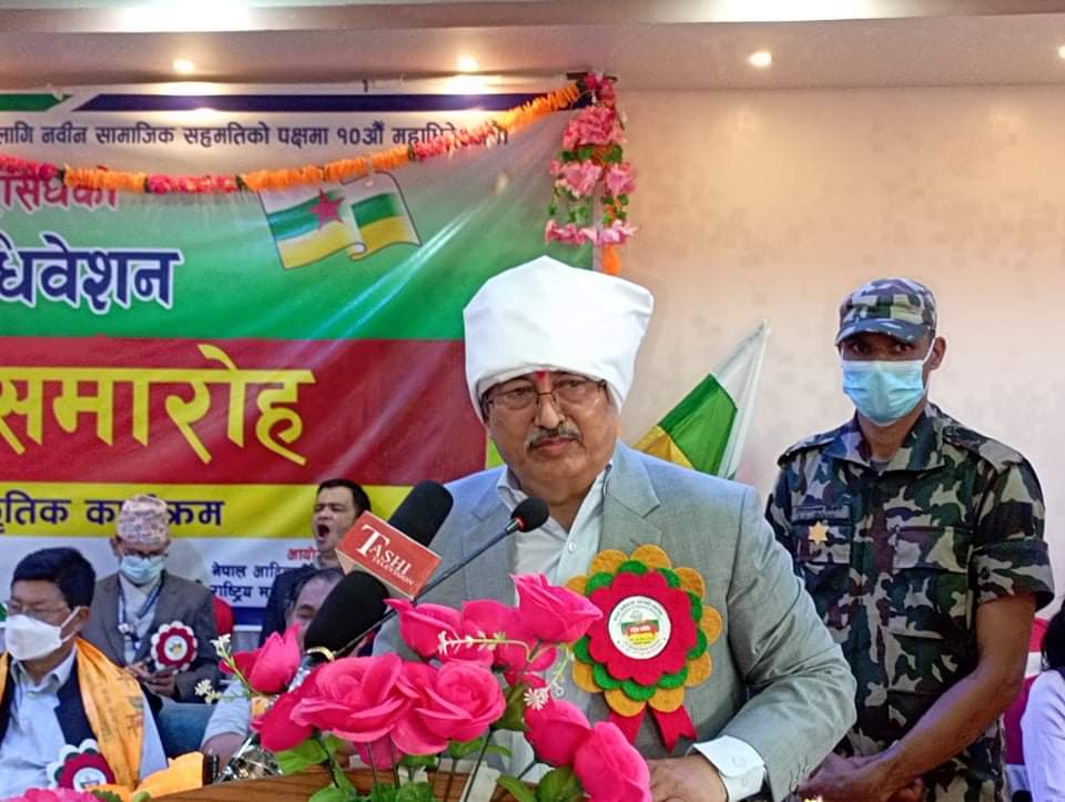 आदिवासी जनजातीका मुद्धा समेटन सरकार संबिधान संसोधन गर्न तयार छ : गृहमन्त्री खांड