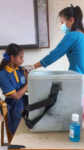 नवलपुरमा ८८ हजार बालबालिकाले लगाए टाईफाईड विरुद्धको खोप