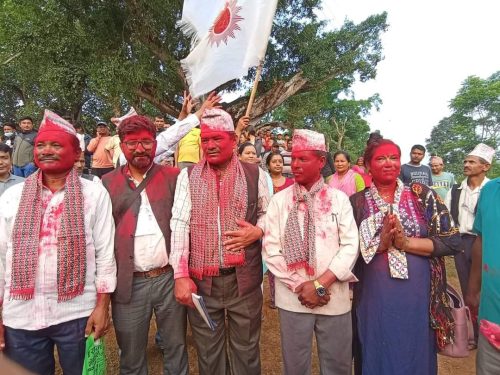 बौदीकालीमा एमालेका ओझा विजयी