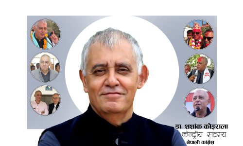 चौथो पटक निर्वाचन लडेका शशांक प्रधानमन्त्रीको दौडमा