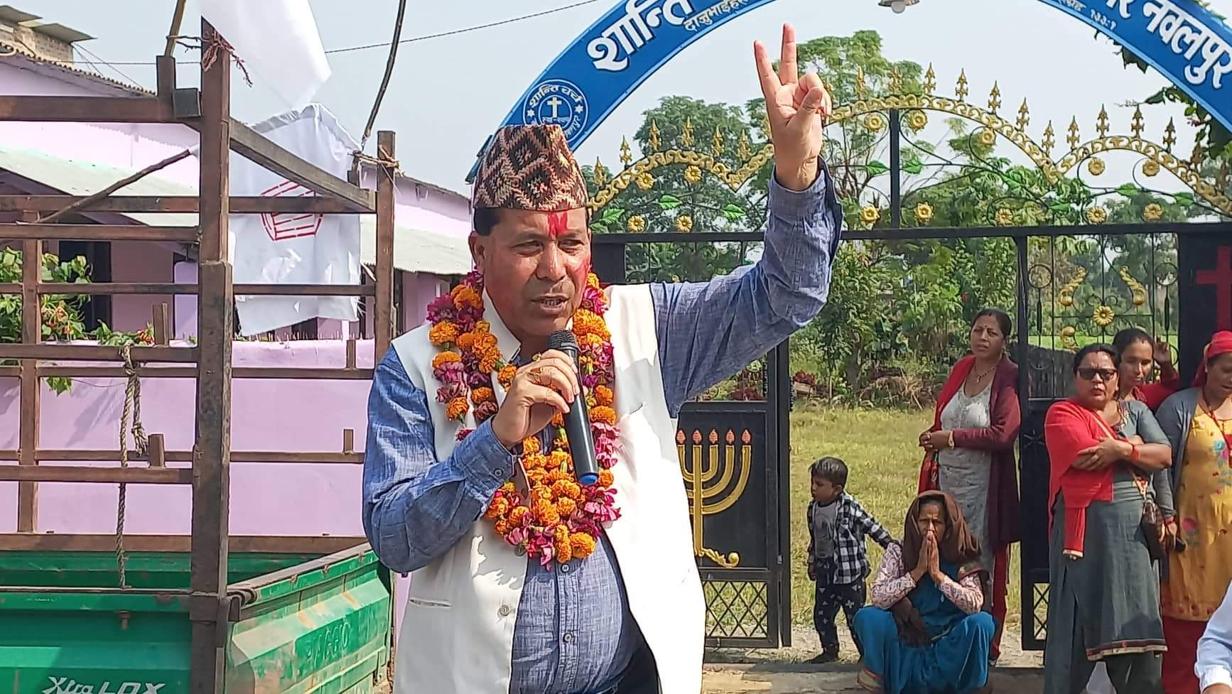 निर्वाचन जिताएर पठाउनुस, जनतालाई निराश पार्नेछैन : नेता कार्की