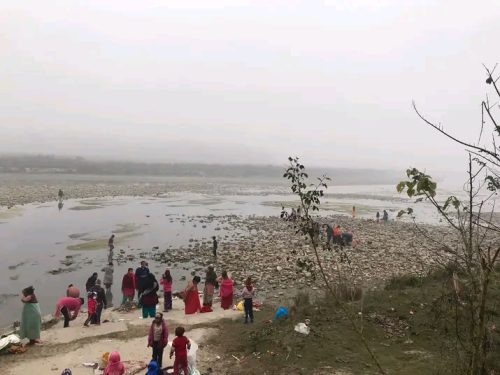 नारायणीको उत्तरी भंगालोमा पानी घटदा निकुञ्जको सुरक्षामा चुनौती