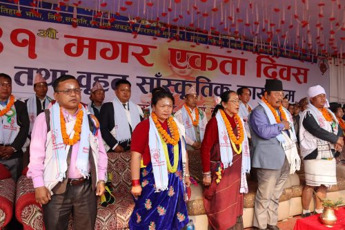 कावासोतिमा भब्यताका साथ ४१ औं राष्ट्रिय मगर एकता दिवस मनाइयो