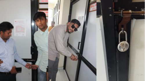 अझै खुलेन कावासोती नगरपालिकामा लगाईएको ताला