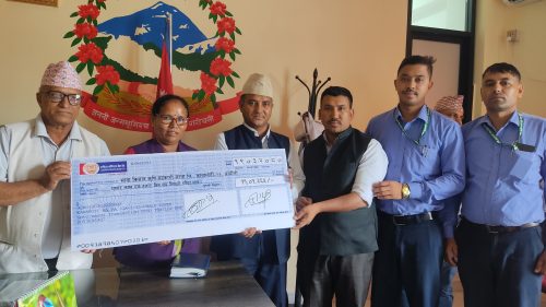 दुग्ध उत्पादक किसानलाई कावासोती नगरपालिकाको अनुदान