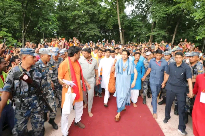 शाश्वतधाममा आयोजना गरिएको हनुमान कथा वाचनको दोस्रो दिन- फोटो फिचर