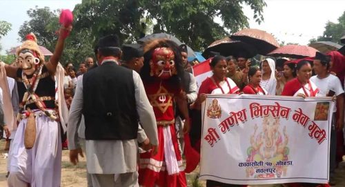 नगरस्तरीय लाखे नाच प्रतियोगितामा श्री गणेश भिमसेन नेवाः गुठी गोछडा प्रथम