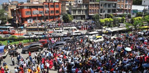 राहत र पेन्सन वञ्चित शिक्षक अझै सडकमा