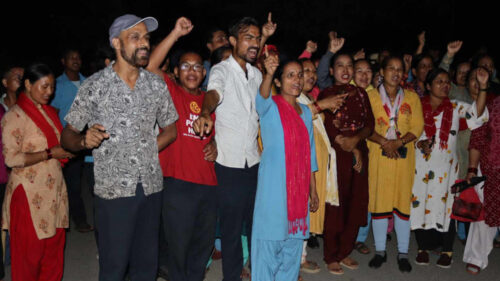सीजी ब्रुअरीका आन्दोलनरत मजदुरमाथि लाठीचार्ज, २ जना घाइते