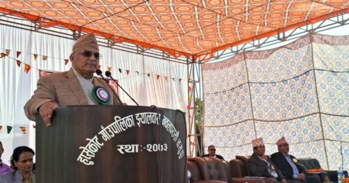 त्रिवेणी-कोरला नाका जोड्ने सडक निर्माण पहिलो प्राथमिकता : मुख्यमन्त्री पाण्डे