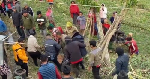 बुलिङ्गटारमा ट्रयाक्टर दुर्घटना : एक जनाको मृत्यु दुई घाईते