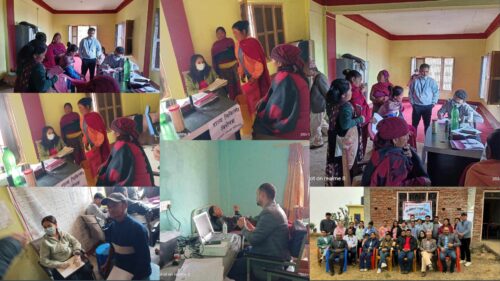मध्यविन्दु जिल्ला अस्पतालको वार्षिकोत्सबको अवसरमा बुलिङ्गटार-४ मा स्वास्थ्य शिविर