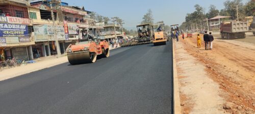महेन्द्र राजमार्ग विस्तार कछुवा गतिमा [तस्बिरहरु]