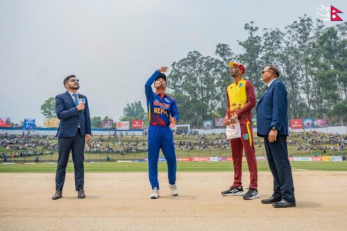 नेपालले पहिला फिल्डिङ गर्दै, लोकेश र आकाशलाई अवसर