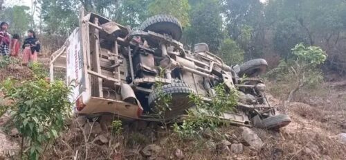 निस्दी जीप दुर्घटना अपडेट : २ जनाको मृत्यु, १३ जना घाईते