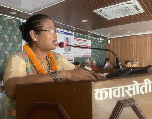हरेक संगठनमा महिला अध्यक्ष हुनुपर्छ: मन्त्री चौधरी