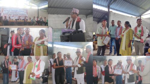 थारु विद्यार्थी समाजकाे स्थापना दिवसको अवसरमा थारु विद्यार्थी सम्मान