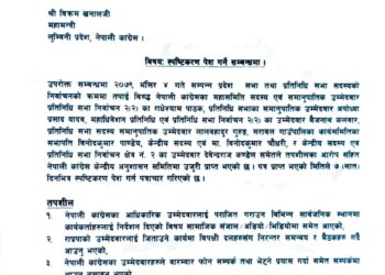 लुम्बिनी काङ्ग्रेस महामन्त्री खनाललाई केन्द्रिय अनुशासन समितिले सोध्यो स्पष्टीकरण