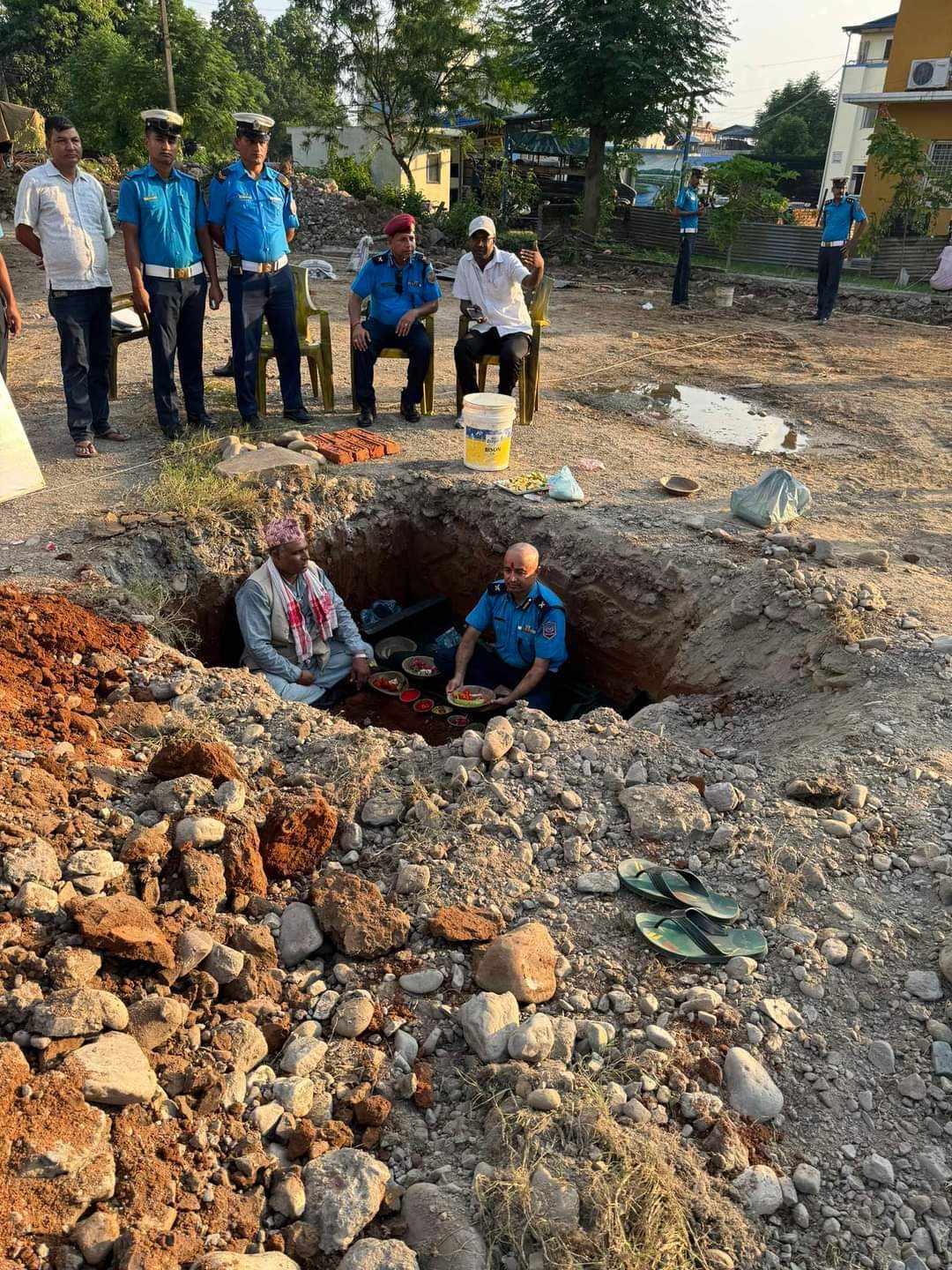 कावासोतीमा जिल्ला ट्राफिक प्रहरी कार्यालयको भवन निर्माण सुरु