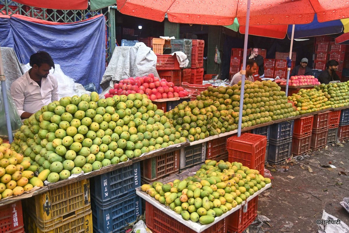 कार्बाइड हालेर पकाएको आँप बजारमा छ्यापछ्याप्ती, सचेत हुन विज्ञको सुझाव