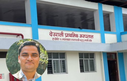 देउराली प्राथमिक अस्पतालको भवन उदघाटन गर्न स्वास्थ्य मन्त्री पौडेल हुप्सेकोट आउँदै