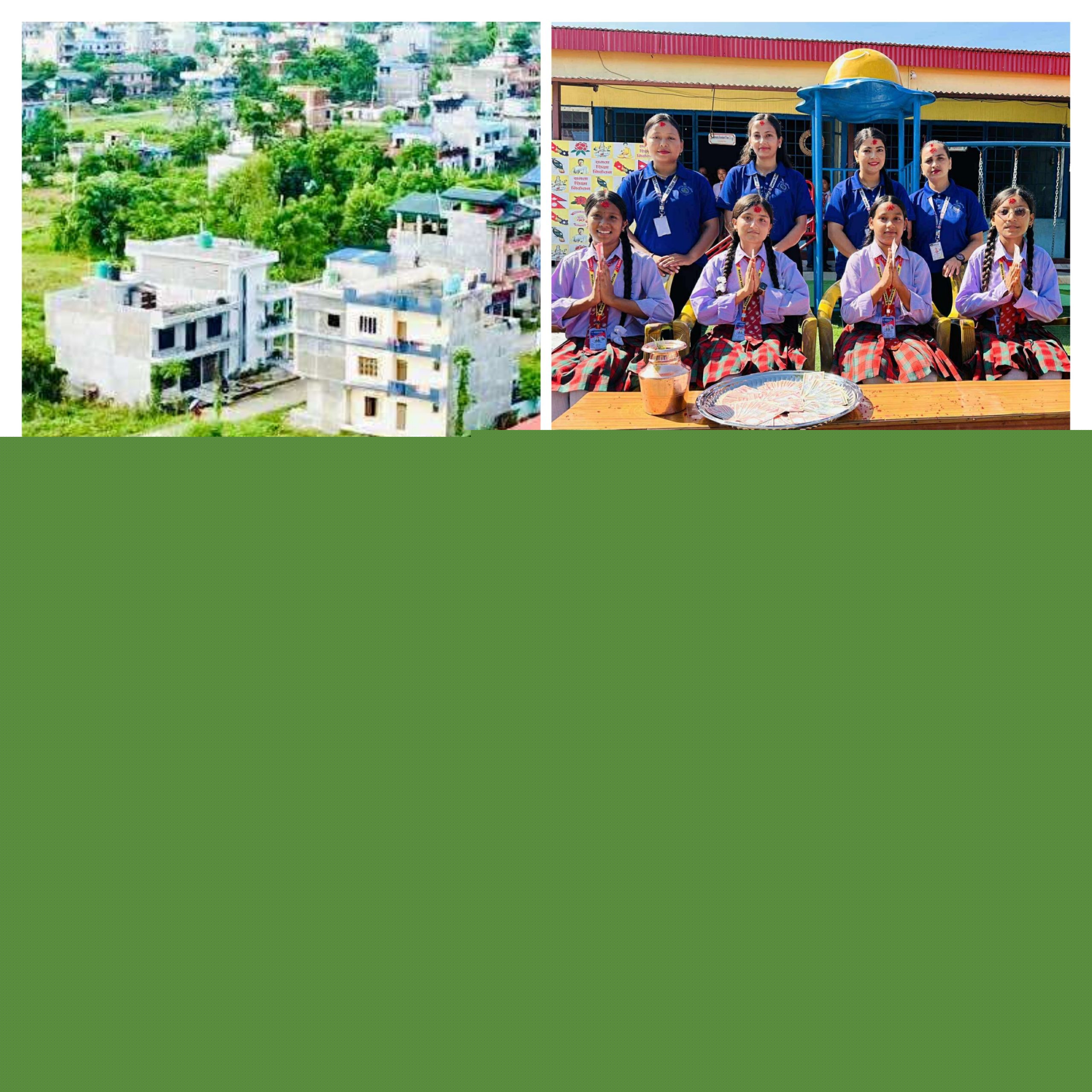 समता शिक्षा निकेतन कावासोतीको दशैंमा दक्षिणा कार्यक्रम