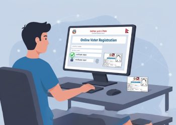 राष्ट्रिय परिचयपत्र नम्बरको भरमा अनलाइनबाट मतदाता नामावली यसरी दर्ता गर्नुहोस् आफ्नो नाम