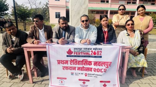 कावासोतीमा दुई दिने रक्तदान महोत्सव हुँदै