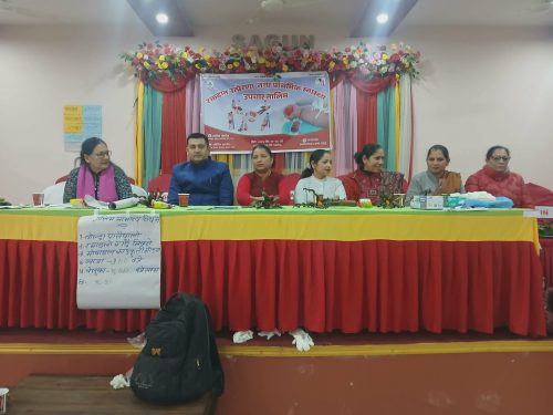 रक्तदान उत्प्रेरणा तथा प्राथमिक स्वास्थ्य उपचार तालिम सम्पन्न