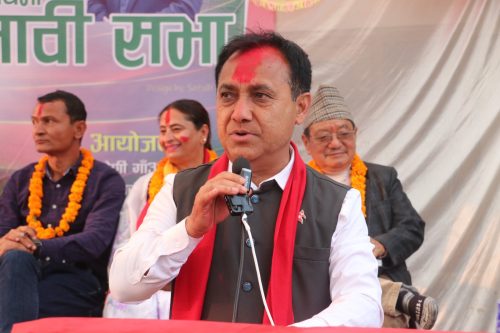 नवलपुर–२ को विकासको जिम्मा ओम मार्फत गगनलाई दिन उपसभापति शर्माको अपिल