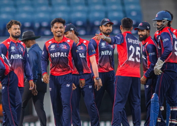 बलियो इंग्ल्यान्डविरुद्ध पहिलो खेल खेल्दै नेपाल