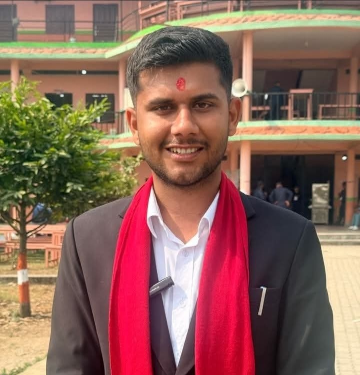 नवलपुर २ मा रास्वपाका २६ वर्षिय जेन्जी युवा खनाल विजयी