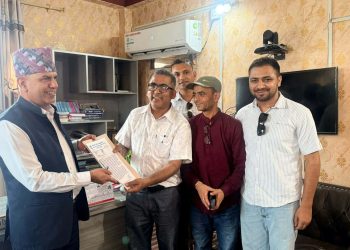 सरकारी विज्ञापन नीतिविरुद्ध नेपाल पत्रकार महासंघ नवलपुरको ज्ञापनपत्र